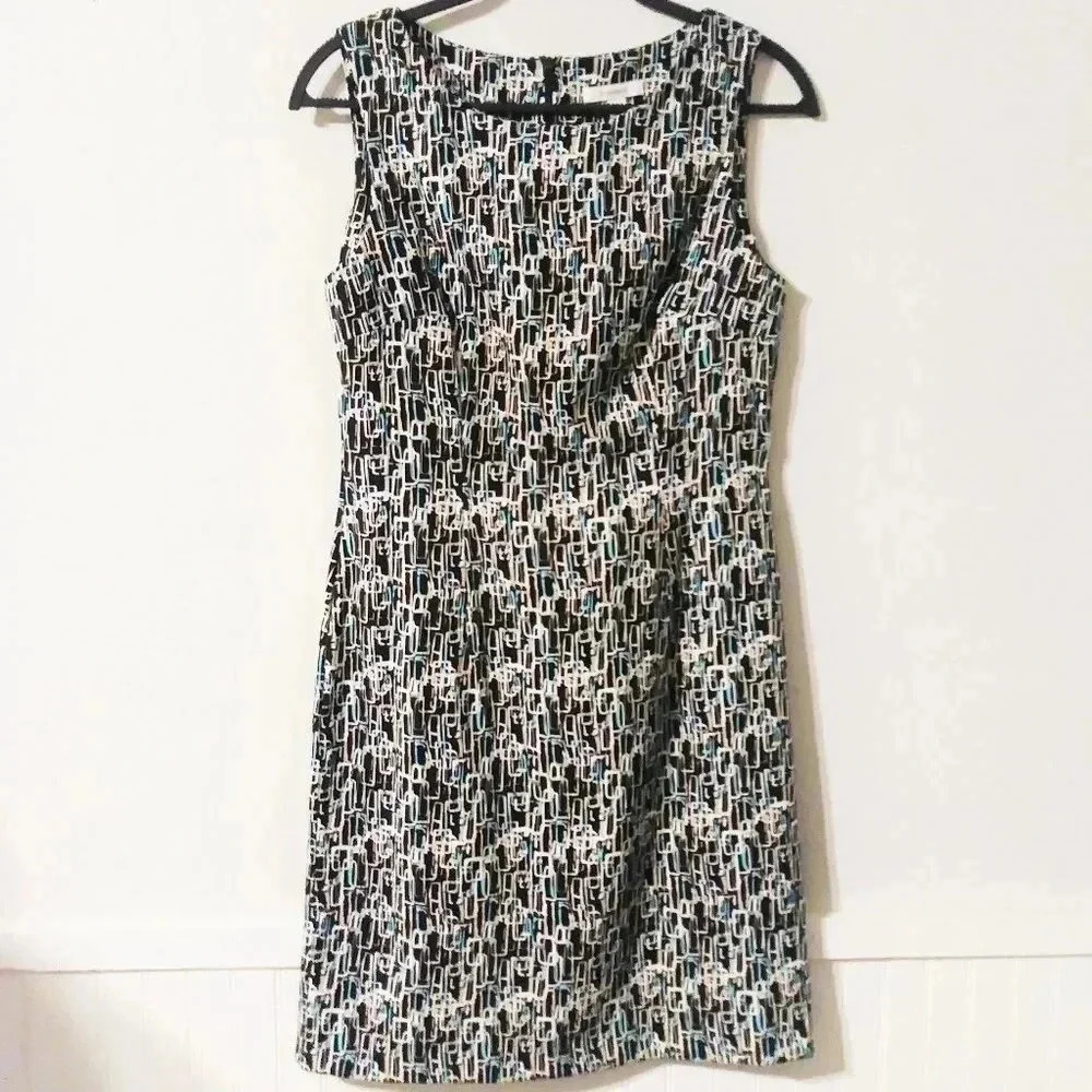 Dressbarn Print Sheath Dress
